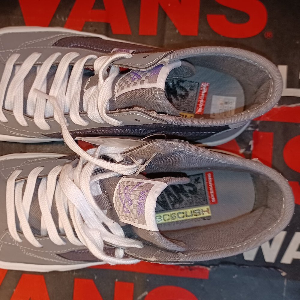 Vans The Lizzie Men's 7.5/Womens 9 Synthetic Frost Gray/As VN0A4BX1BA9 Sneakers - Picture 7 of 13